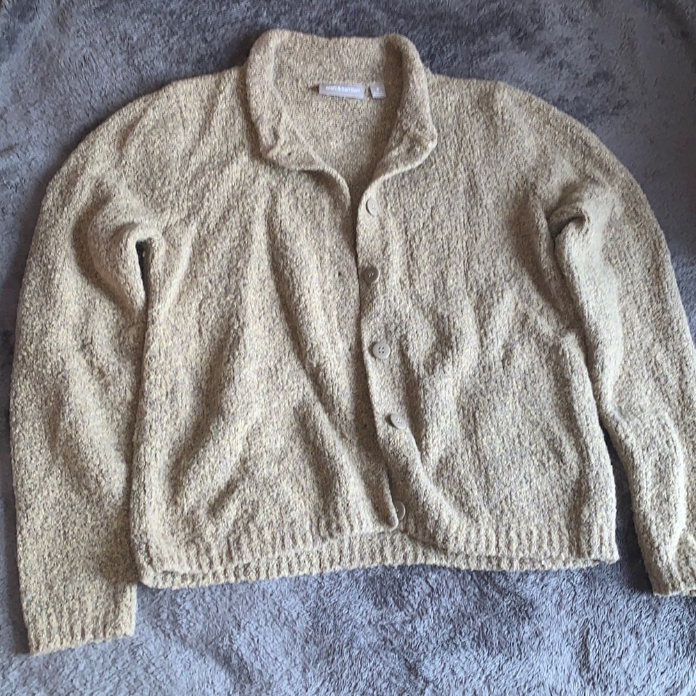 fuzzy sweater